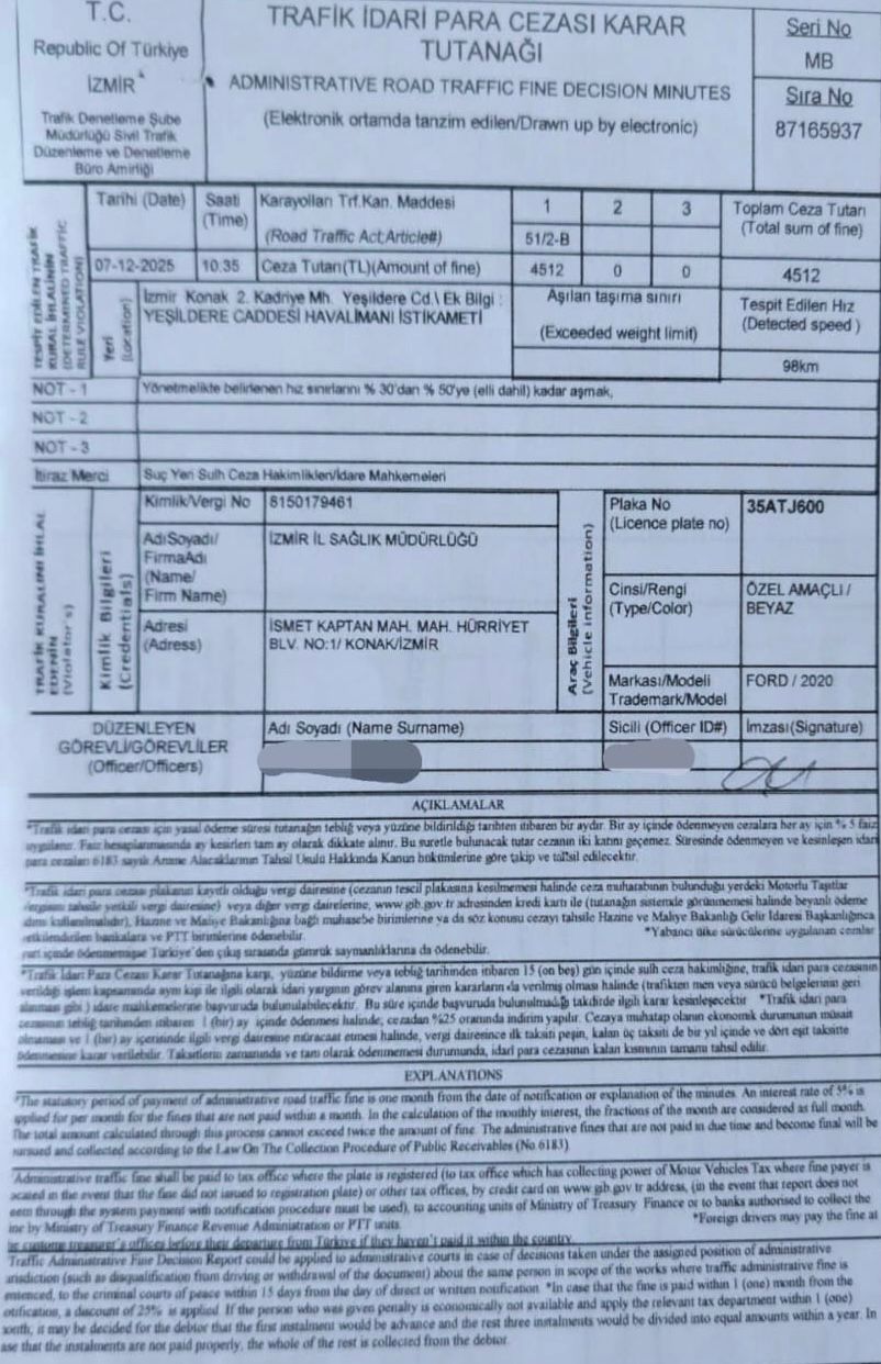 Ambulanslara kesilen cezalar vatandaşa zarar veriyor