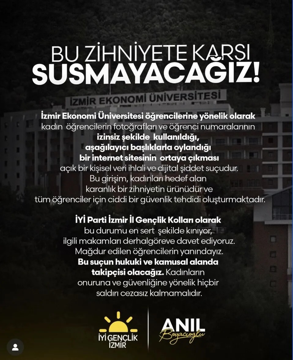 Üniversite yönetimi "Süreç kararlılıkla takip ediliyor"