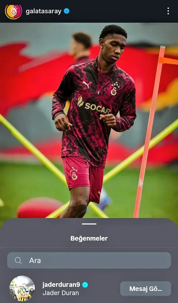 Jhon Duran Galatasaray Beğeni