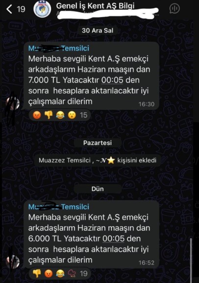 Kent A.Ş.'de maaş krizi sürüyor