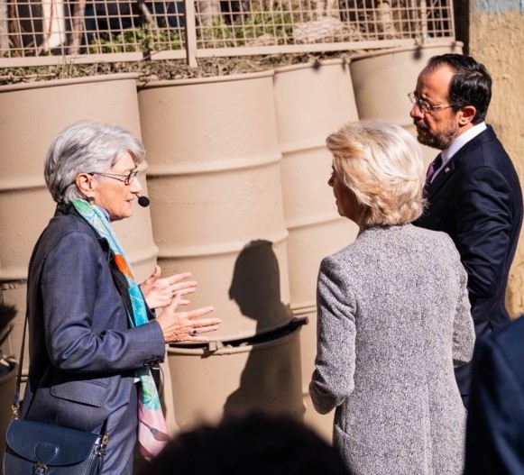 Ursula Von der Leyen Kıbrıs'ta 