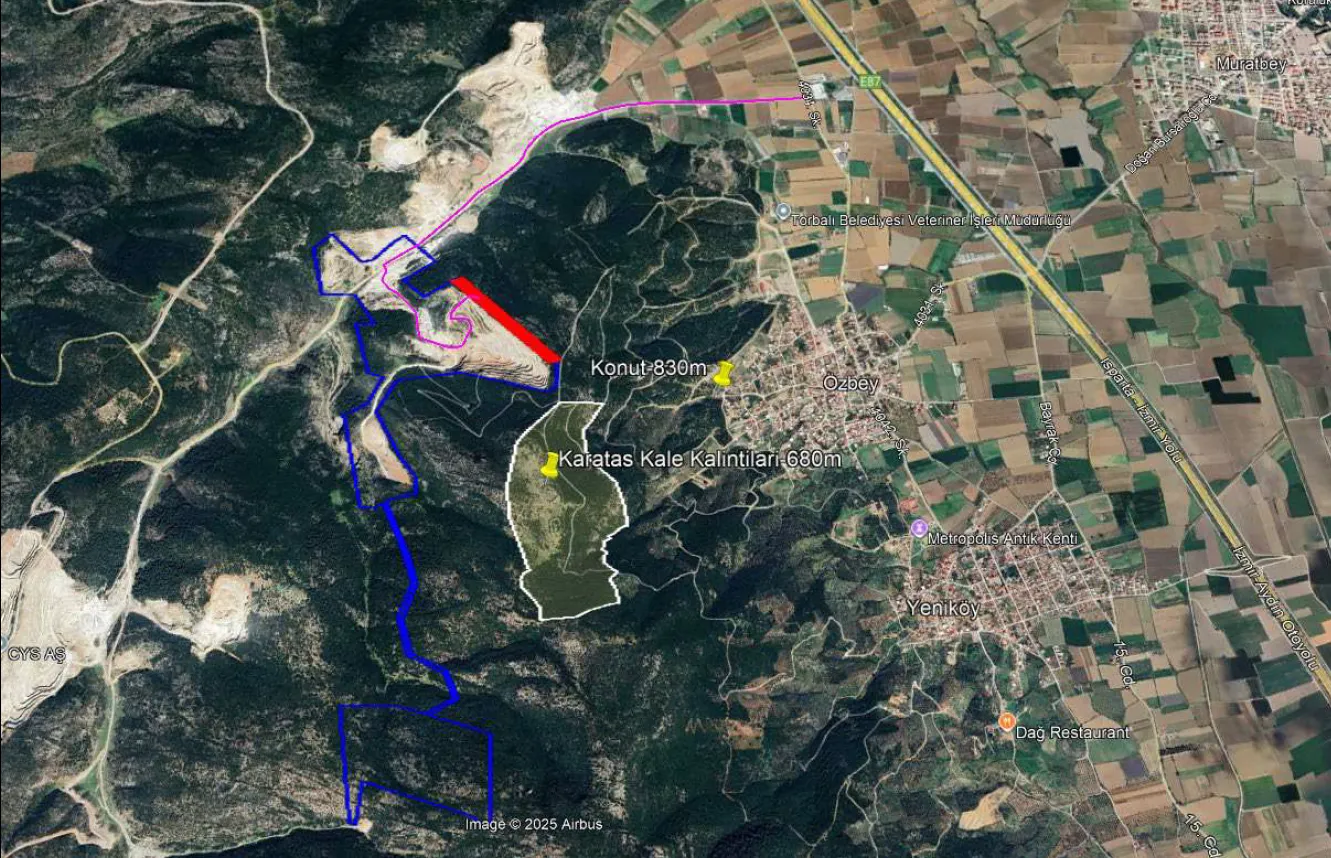 Tarım arazisi lejantında yer alıyordu!