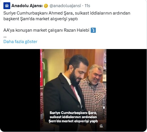 AA paylaştı