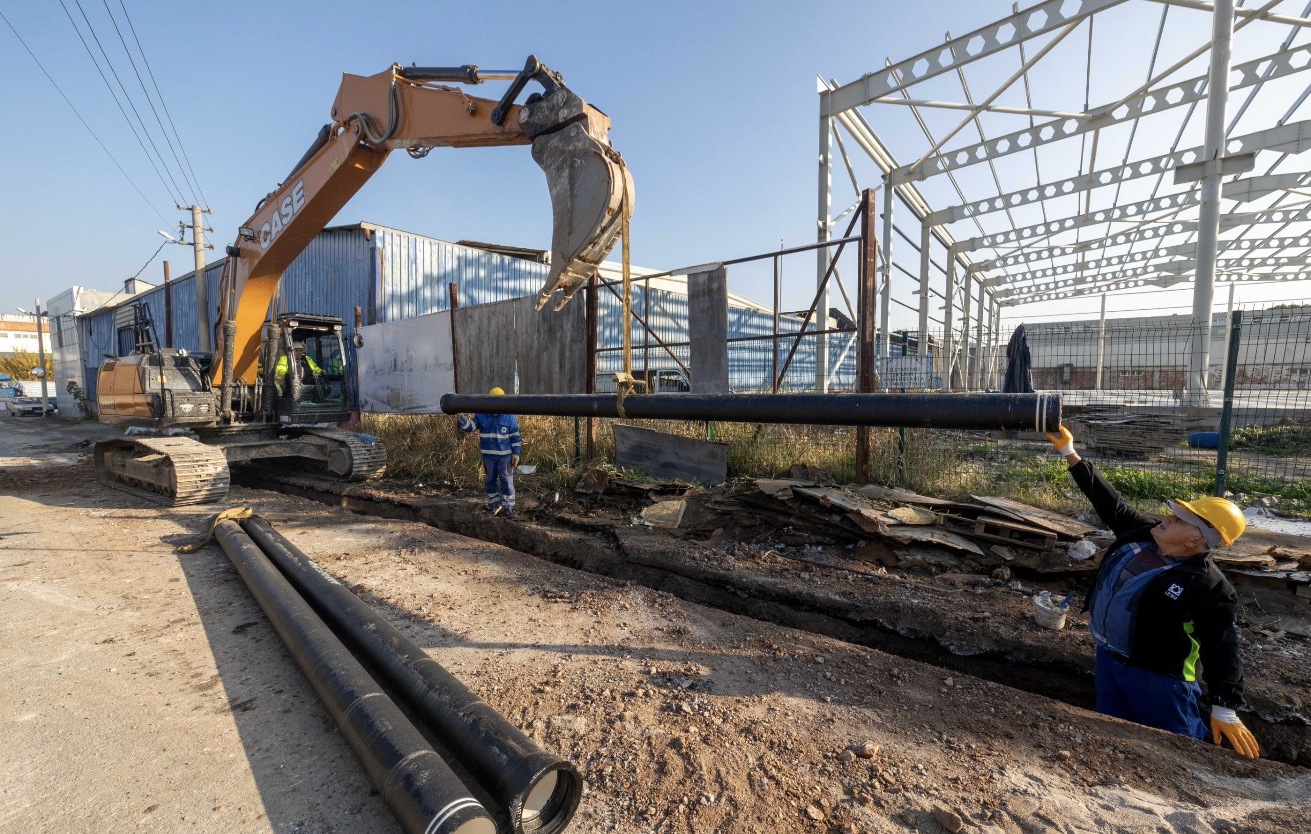 Sarnıç’ta Dev Su Yatırımı Sahada