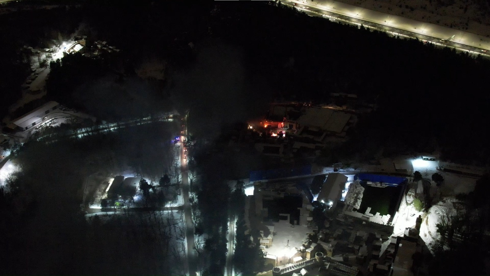 Soğutma çalışmaları ve hasar tespiti sürüyor 