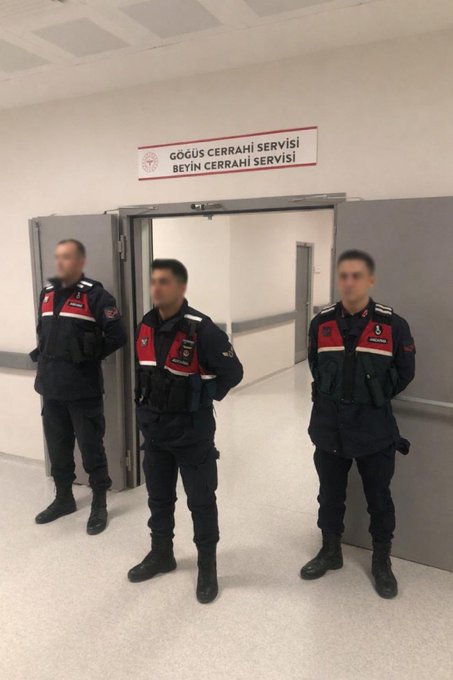 Hastanede güvenlik önlemi alındı