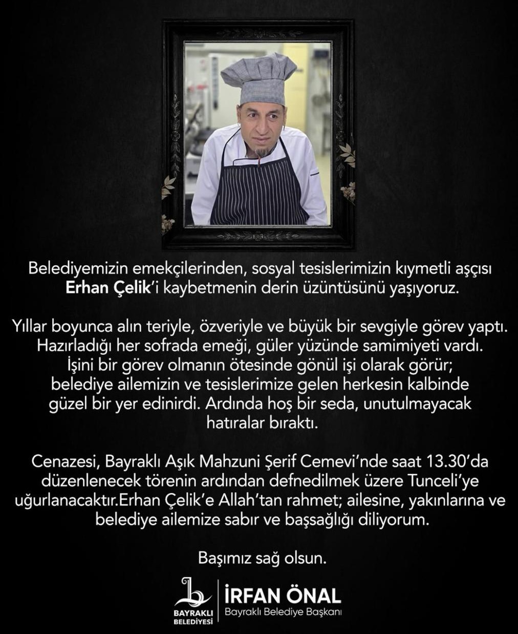 Bayraklı Belediyesi Cenaze