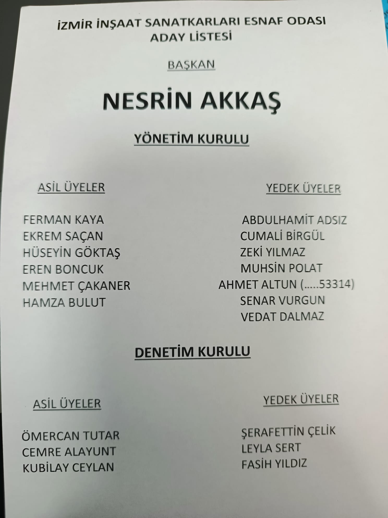 Beyaz Liste Inşaat Sanatkarları