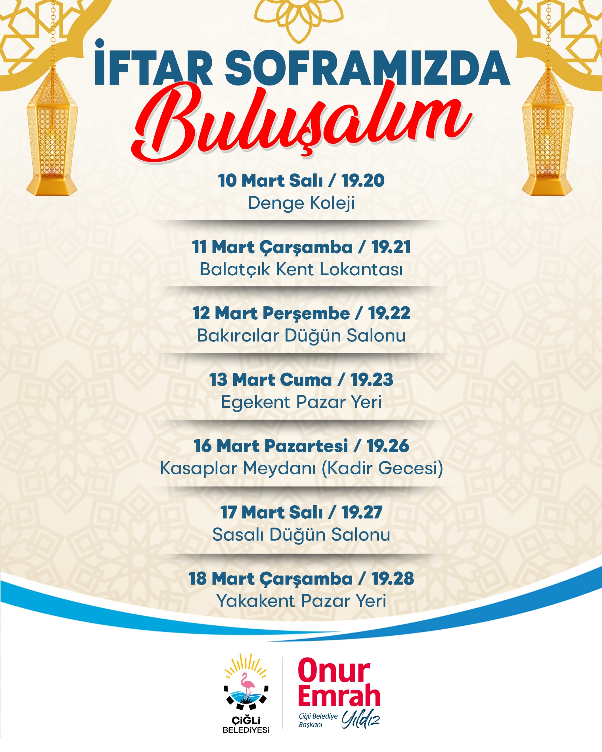 Çiğli’de Dev Iftar Organizasyonu. 14 Ayrı Noktada Aynı Sofra2