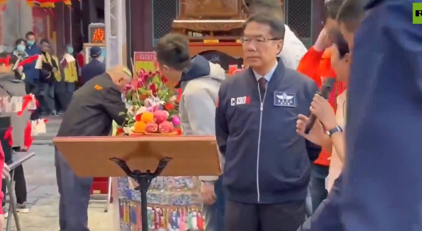 Protokolü sarsan talihsiz anlar