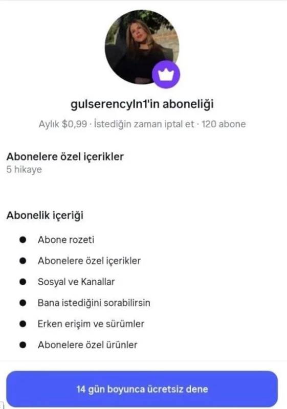 Gülseren Ceylan Abonelik