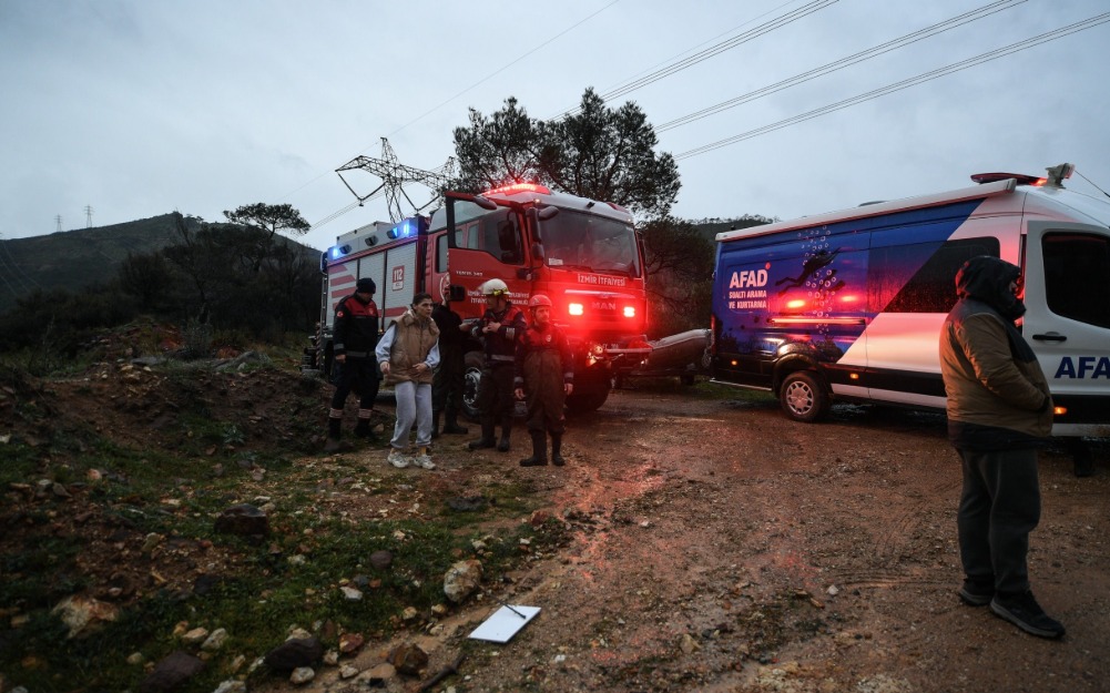 Balçıkla kaplı arazide zorlu takip