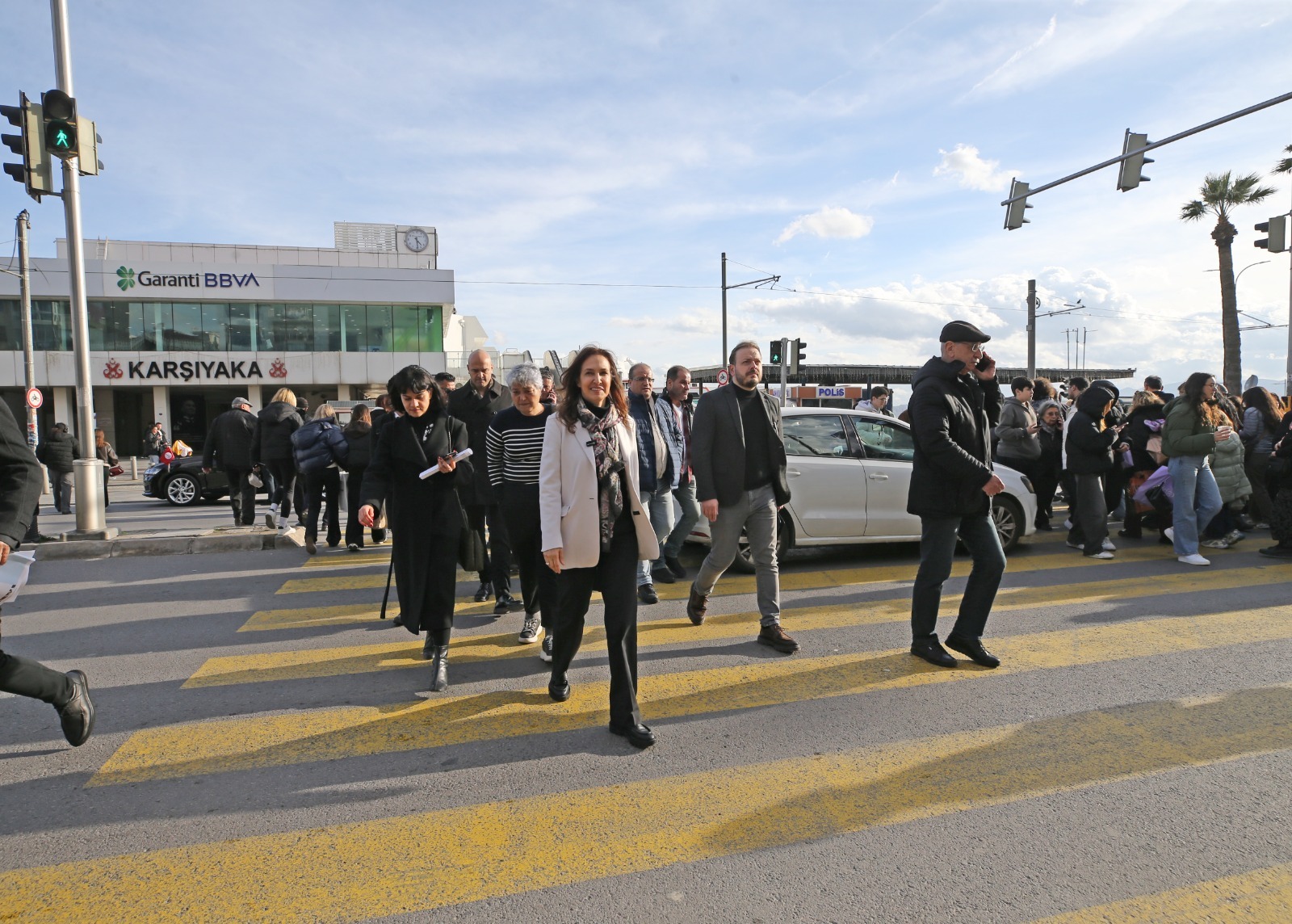 Başkan Ünsal güzergah üzerinde saha incelemesi yaptı