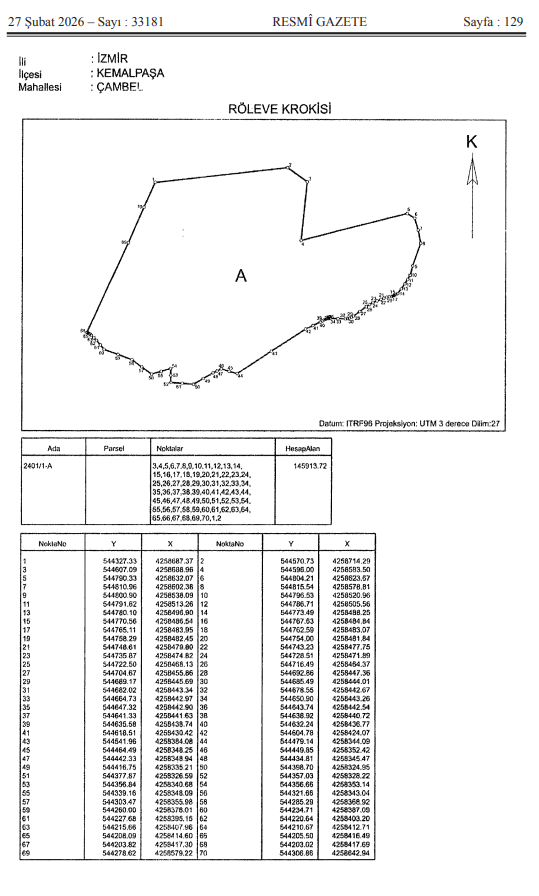Kemalpaşa’da yer alıyor