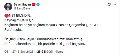 Savcı Sayan Paylaşım