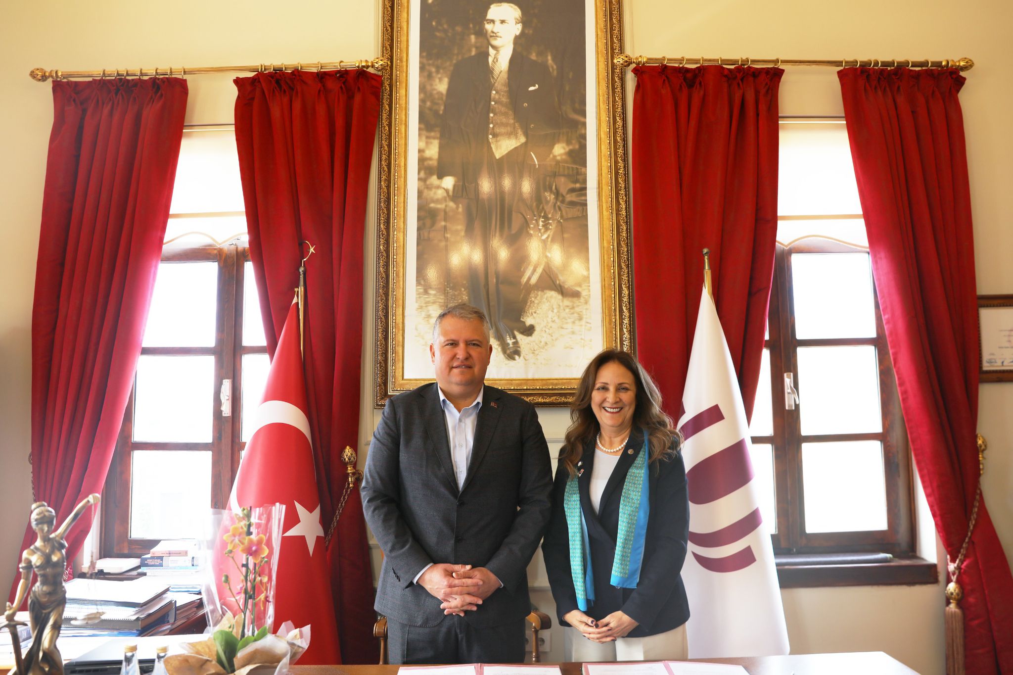 Urla’da Atatürk’ün Vasiyetine Sahip Çıkan Proje Zeytin Koleksiyon Bahçesi İçin Güç Birliği Foto 4