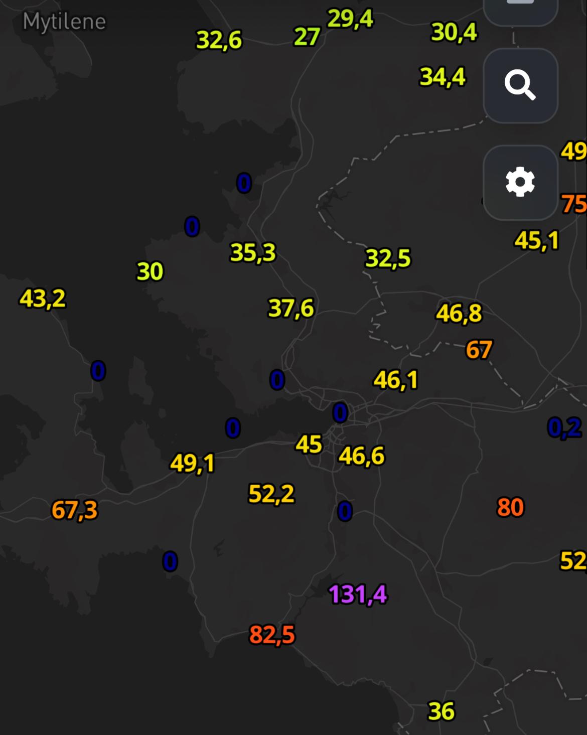 İzmir sağanak sınavı- yağış haritası