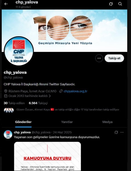 42 il örgütü sınıfta kaldı