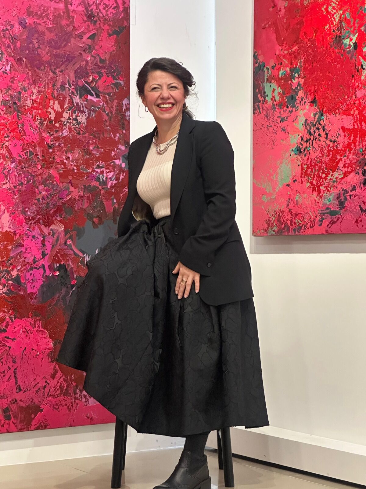 Ankarada Sanat Soleni Secil Erelin Icsel Manzaralar Sergisi Ziraat Bankasi Kuguluda Aciliyor2