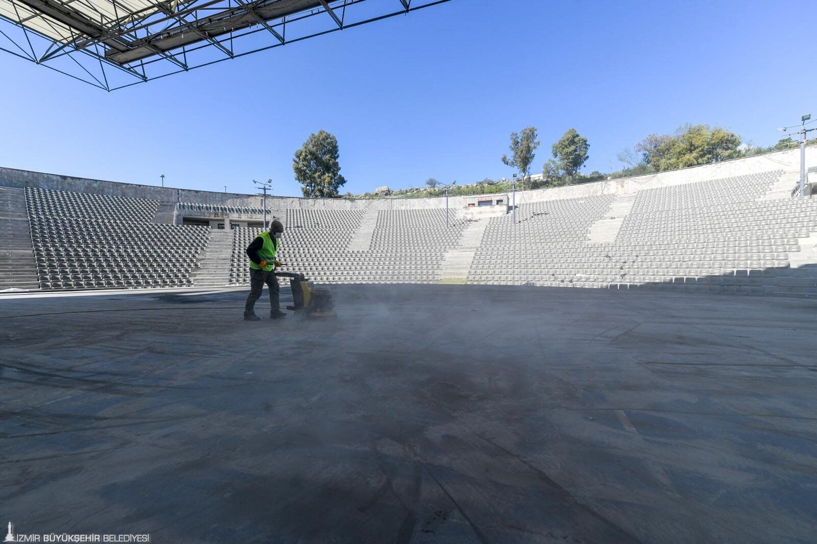 Aşık Veysel Amfi Tiyatro Tadilat 2