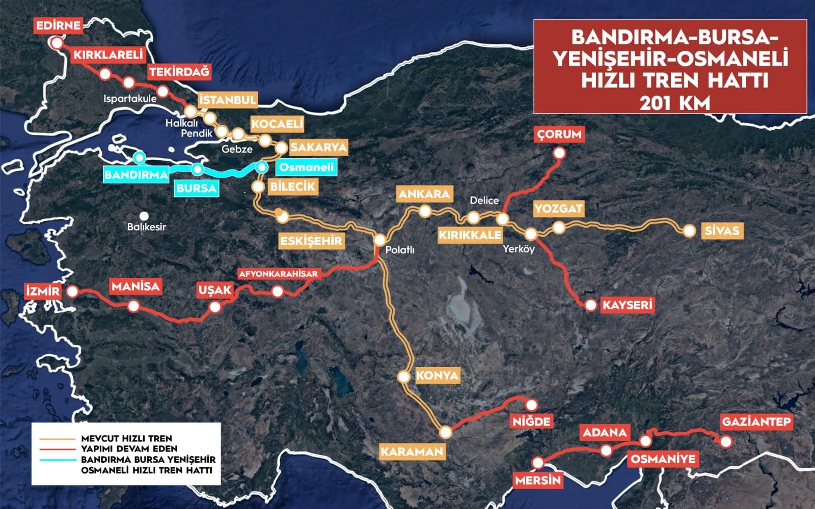 2028 hedefinde Bandırma ve Karacabey bağlantısı Var