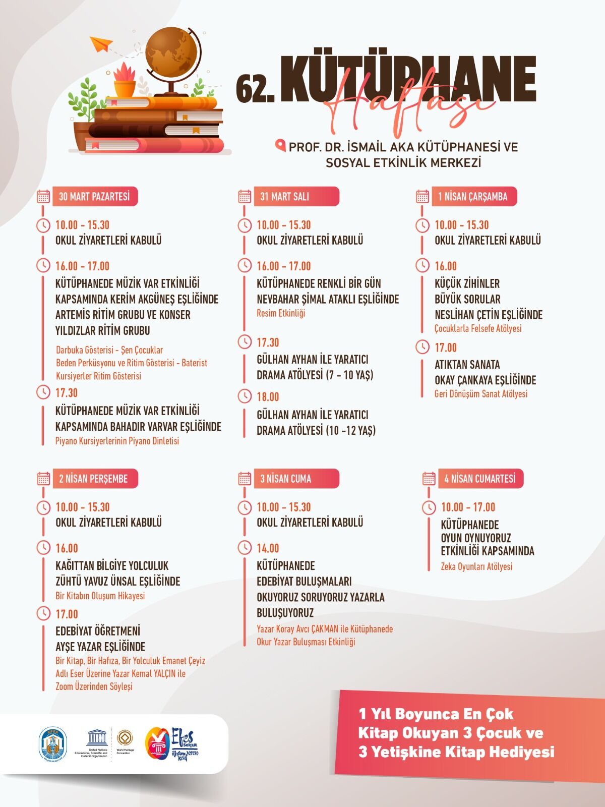 Kitap kurtlarına anlamlı ödül ve Vedat Yolcu’nun daveti