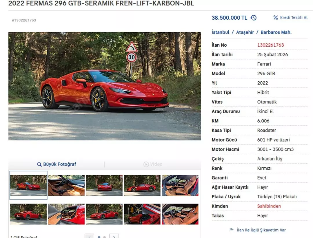 Dilan Ve Engin Polat Kırmızı Ferrari