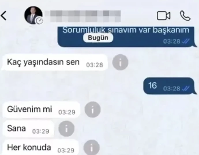 Hasbi Dede Taciz Mesajları