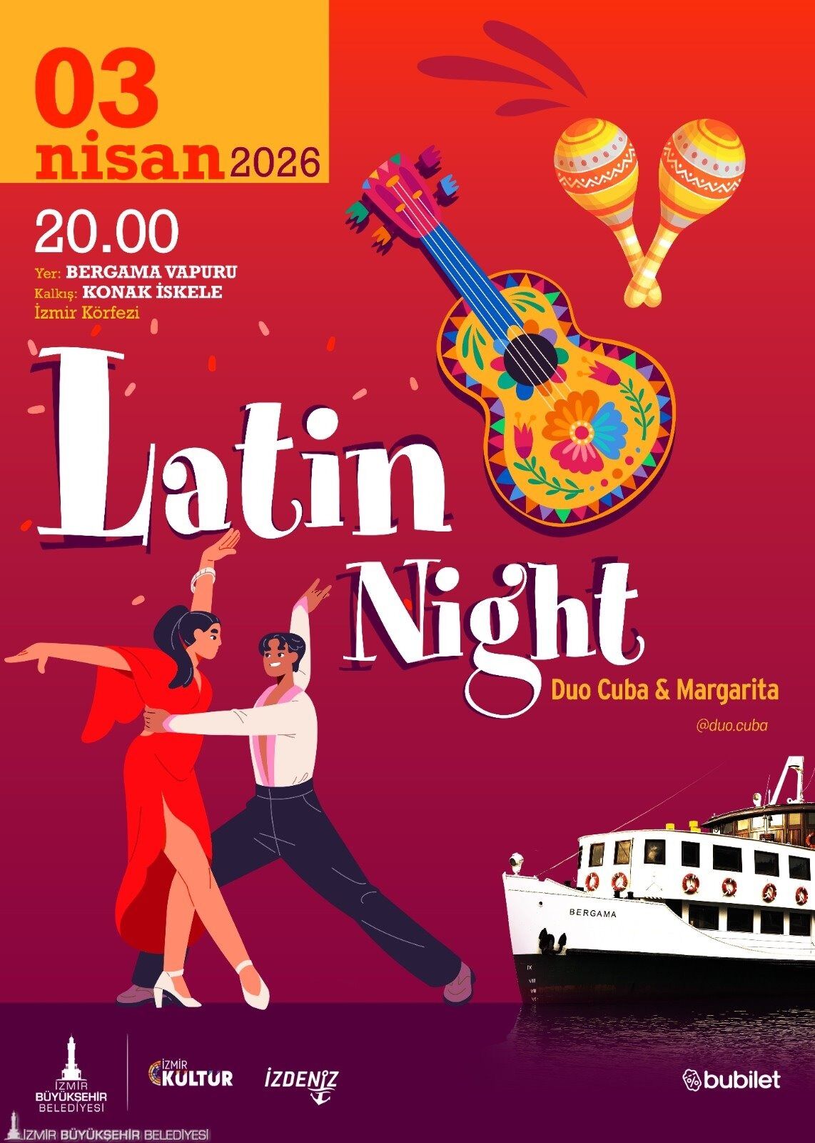 Duo Cuba & Margarita ile Salsa ve rumba ziyafeti