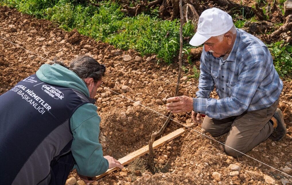 "Torunlarım satmasın diye dikiyorum"