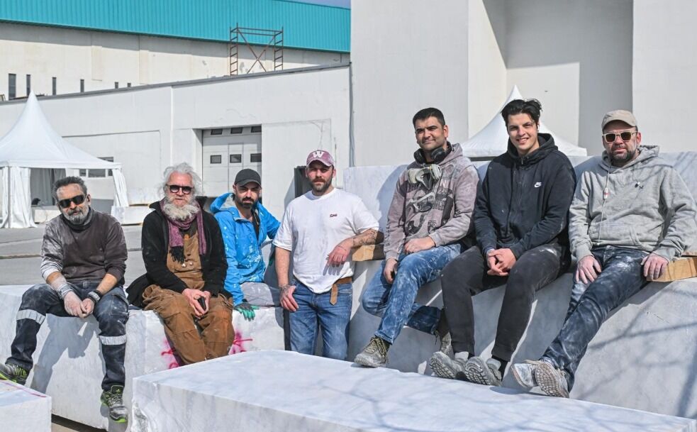 Mermerin ölümsüzlüğü sanatçının dokunuşuyla taçlanıyor