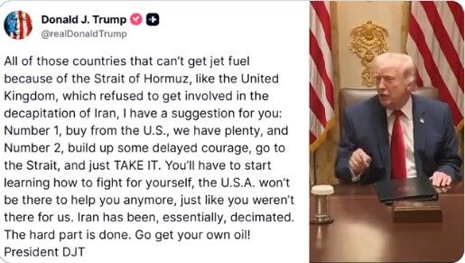 Trump'tan müttefiklerine uyarı