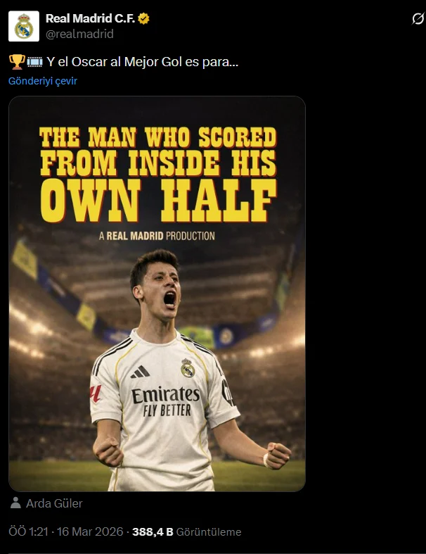 Reald Madrid Paylaşım