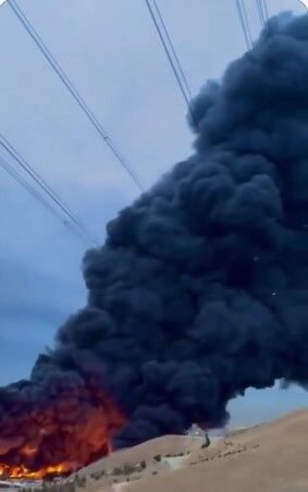 Petrol tesisleri büyük zarar gördü