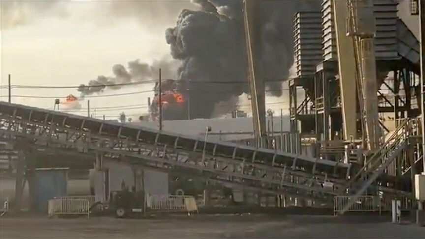 Valero alevlere teslim