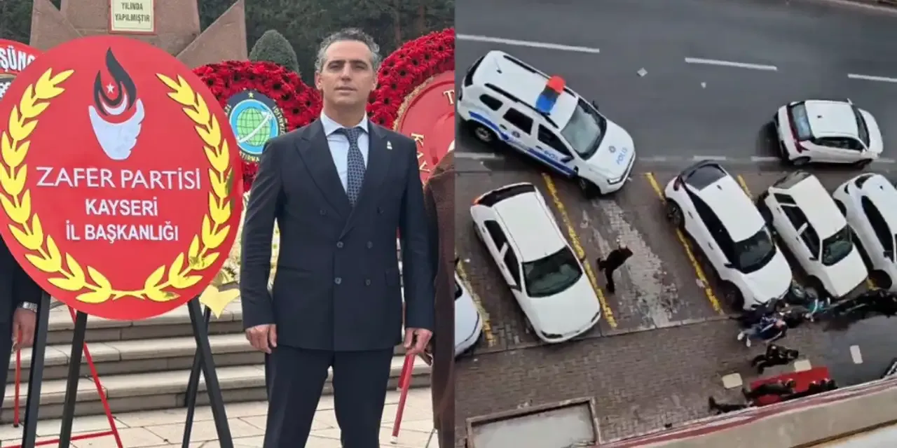 Zafer Partisi Kayseri çelenk