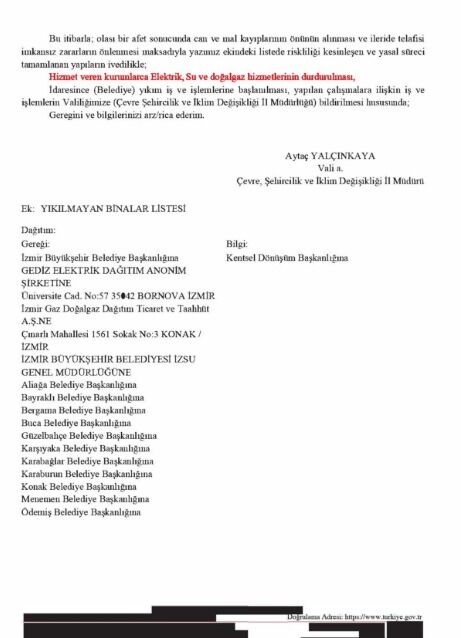 Riskli yapı olarak kaydedildi