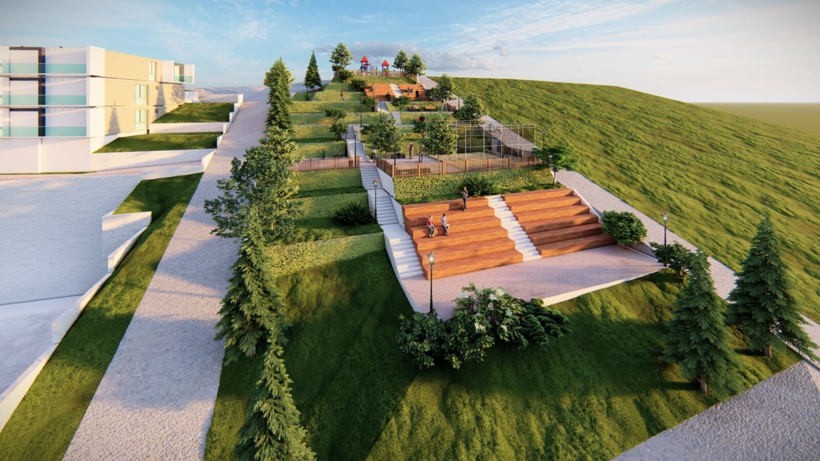 Mahalleliye çok fonksiyonlu alan