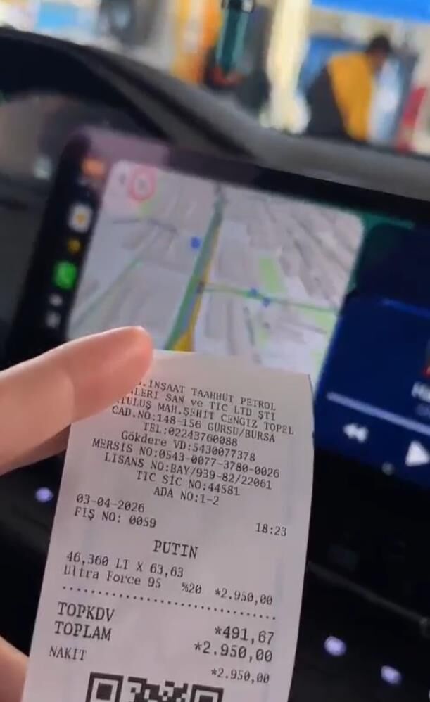 Fişe Putin Yazan Çalışan