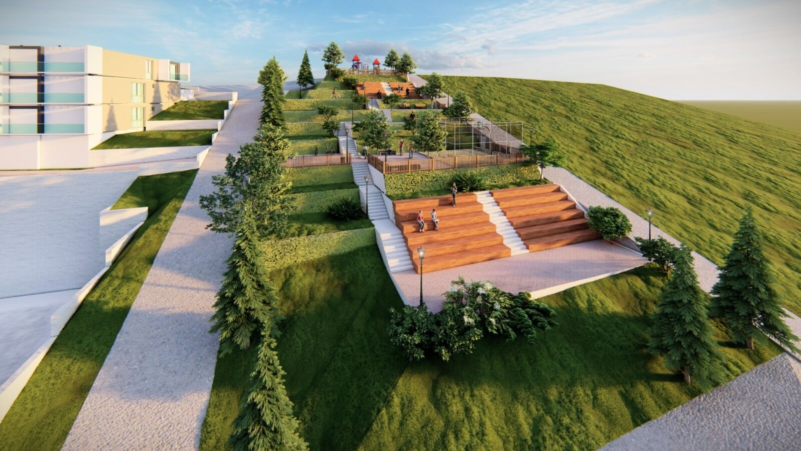 Atatürk Mahallesi’ne modern park