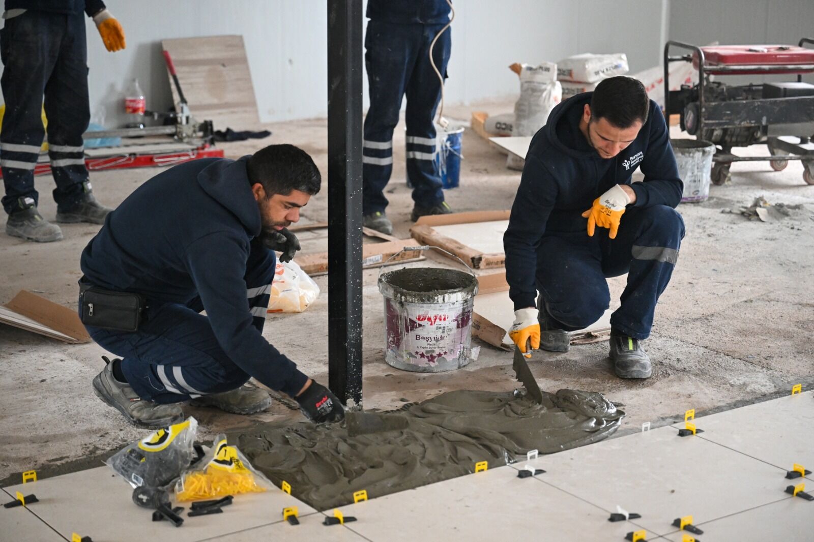 Körfez manzaralı yeni bir sosyal donatı alanı