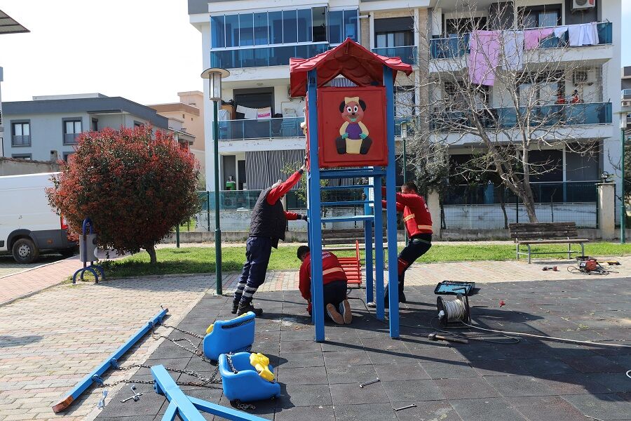 Paslı Demirlerden çocuklar için daha güvenli hale getirildi