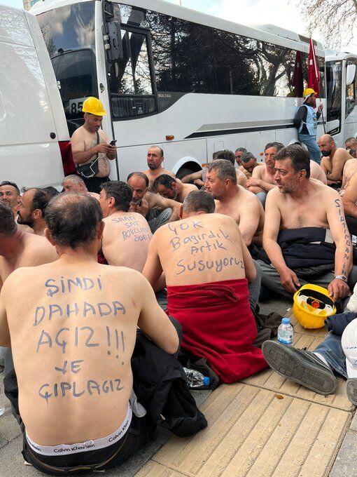 Madenciler 7 gündür açlık grevinde