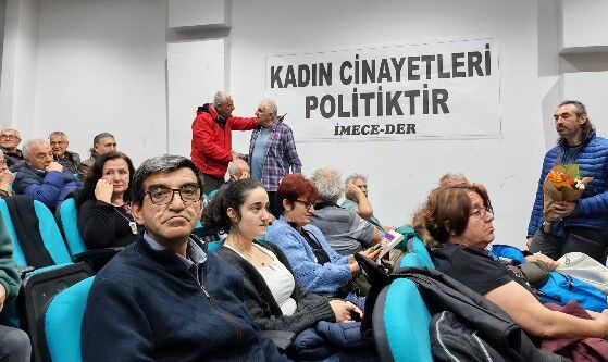 İmece-Der'in pankartı dikkat çekti