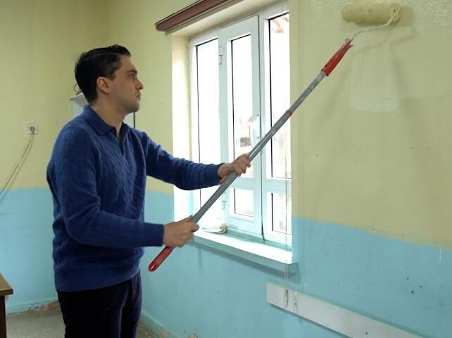 Okul binası baştan aşağı modernize edildi