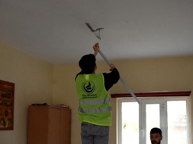 Köy halkı ve okul yönetiminden teşekkür