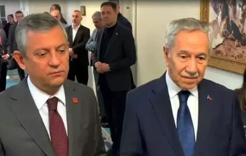 Özgür Özel ve Bülent Arınç