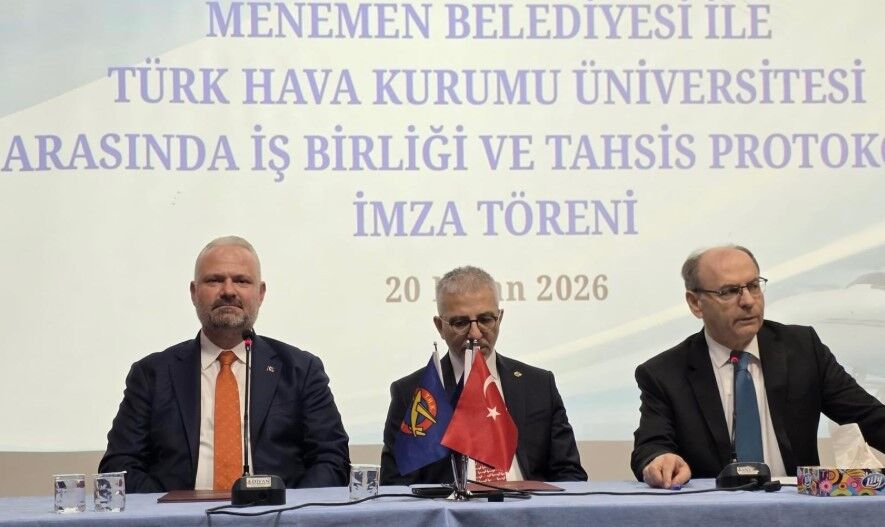 THK Üniversitesi ve Menemen Belediyesi arasında protokol imzalandı