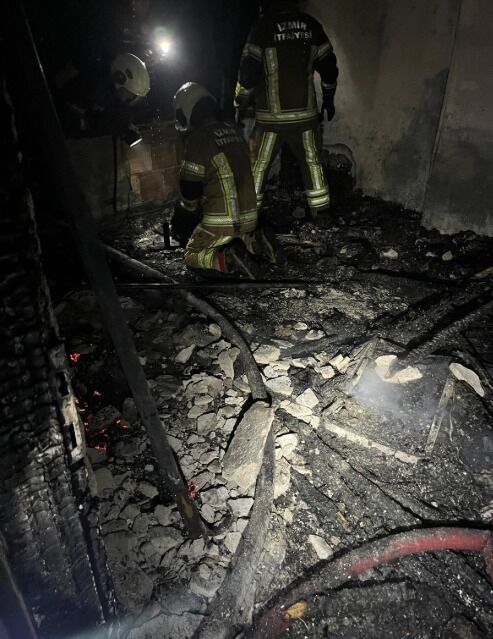 Kısa sürede 6 araç 18 personel devreye girdi