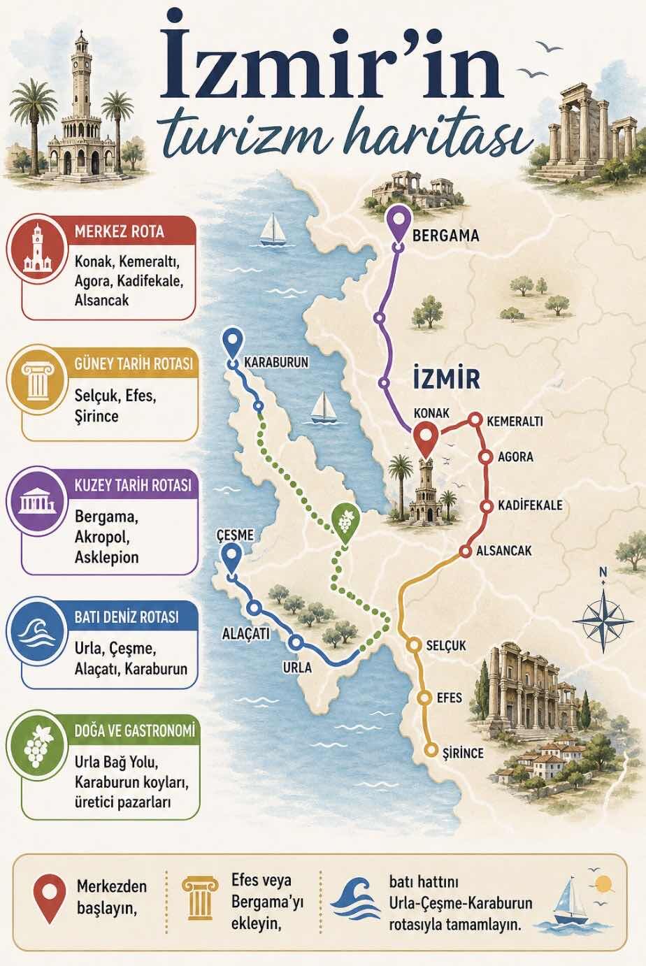 Izmir Turizm Haritasi
